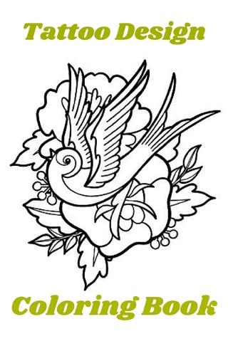 Tattoo Design Coloring Book