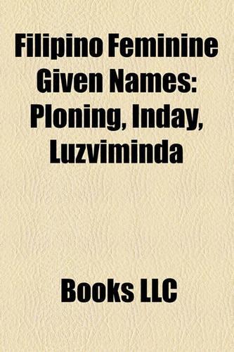 Filipino Feminine Given Names