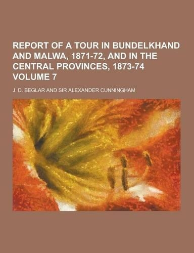 Report of a Tour in Bundelkhand and Malwa, 1871-72, and in the Central Provinces, 1873-74 Volume 7