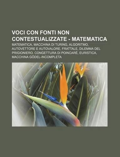 Voci Con Fonti Non Contestualizzate - Matematica