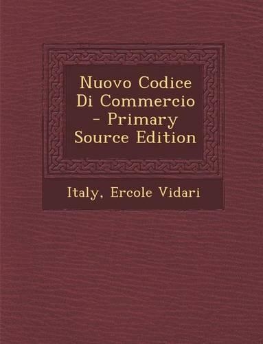 Nuovo Codice Di Commercio: (Italian)