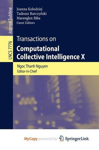 Transactions on Computational Collective Intelligence X