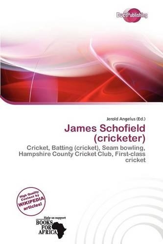 James Schofield (Cricketer)
