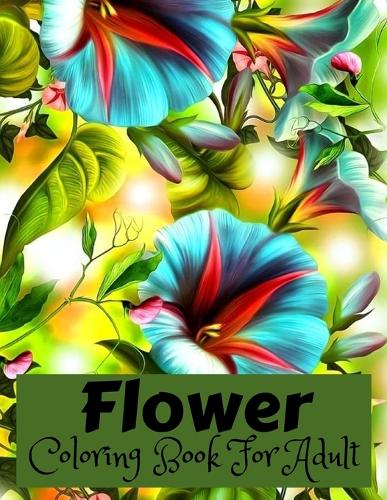 flower coloring book for adults