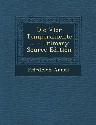 Die Vier Temperamente...: (German)