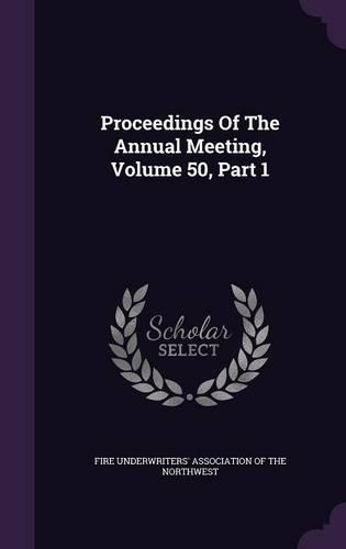 Proceedings of the Annual Meeting, Volume 50, Part 1
