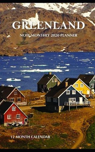 Greenland Note Monthly 2020 Planner 12 Month Calendar