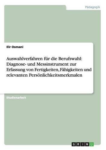 Auswahlverfahren Für Die Berufswahl