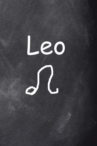 2019 Daily Planner Leo Symbol Zodiac Sign Horoscope Chalkboard 384 Pages