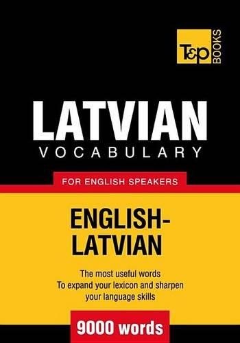 T&p English-Latvian Vocabulary 9000 Words