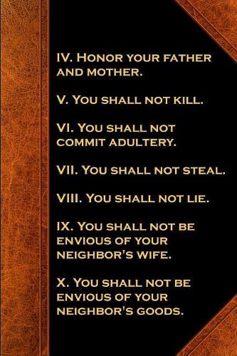 2019 Weekly Planner Religious Modern Wording Last 7 Commandments Vintage Style: 2019 Planners Calendars Organizers Datebooks Appointment Books Agendas