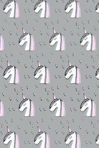 Bullet Journal Notebook Sketchy Unicorns Pattern 7