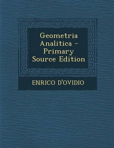 Geometria Analitica: (Italian)
