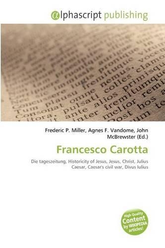 Francesco Carotta: (English)