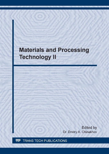 Materials and Processing Technology II