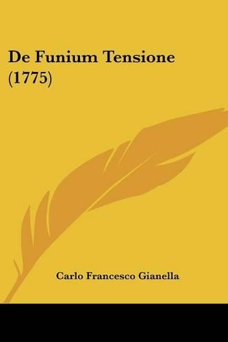 De Funium Tensione (1775)