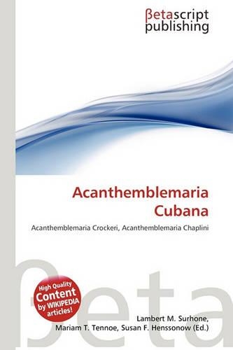 Acanthemblemaria Cubana