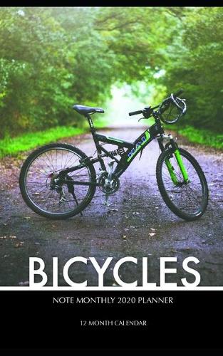 Bicycles Note Monthly 2020 Planner 12 Month Calendar