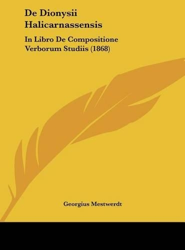 de Dionysii Halicarnassensis