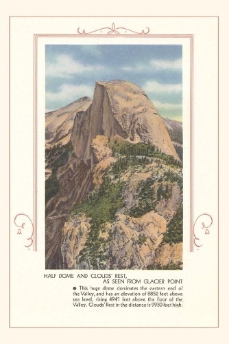 The Vintage Journal Half Dome and Clouds' Rest, Yosemite