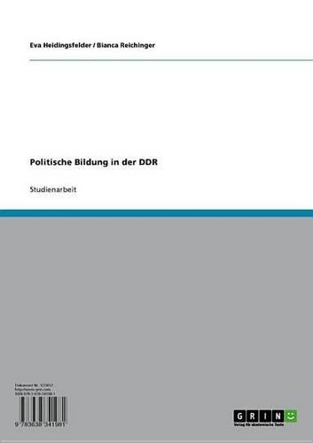 Politische Bildung in Der Ddr