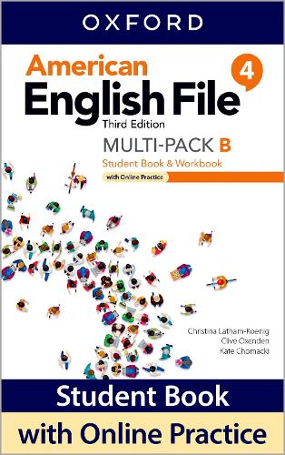 American English File: Level 4: Student Book/Workbook Multi-Pack B with Online Practice: (American English File)