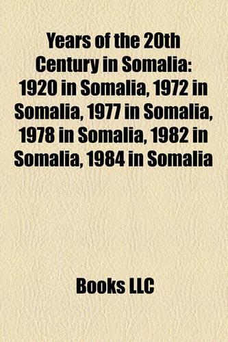 Years of the 20th Century in Somalia