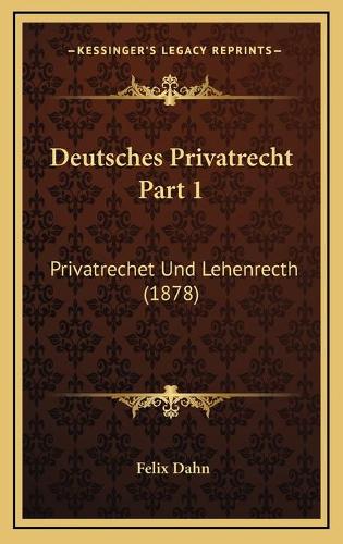 Deutsches Privatrecht Part 1