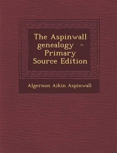 Aspinwall Genealogy