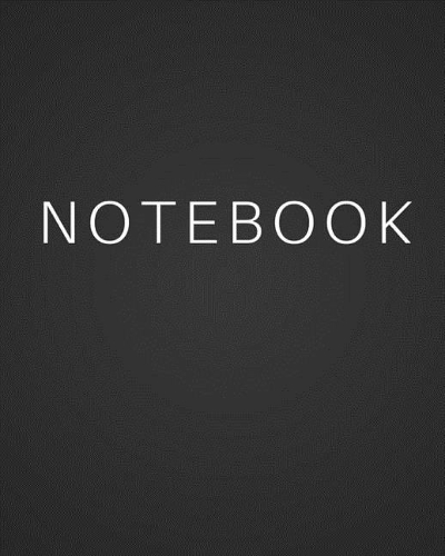 Notebook - (Black Cover) Composition Book