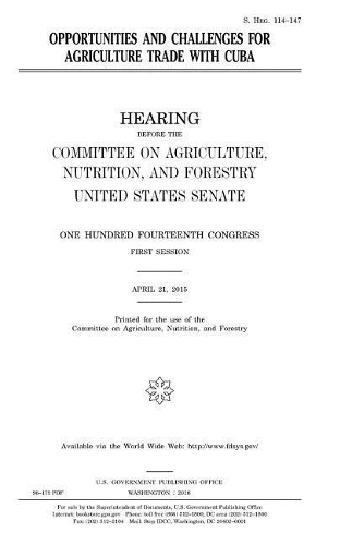 Opportunities and challenges for agriculture trade with Cuba