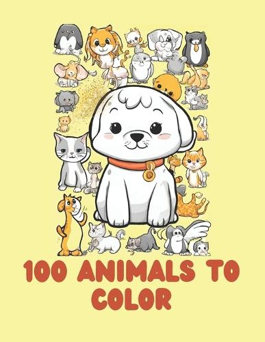 100 animals to color