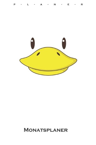 Entenschnabel, Schnabeltier mit Augen Monatsplaner