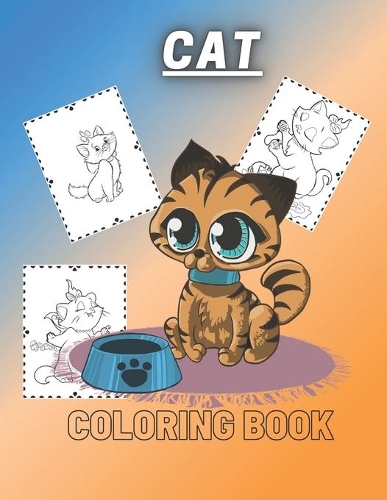 cat: coloring book for kids and adults