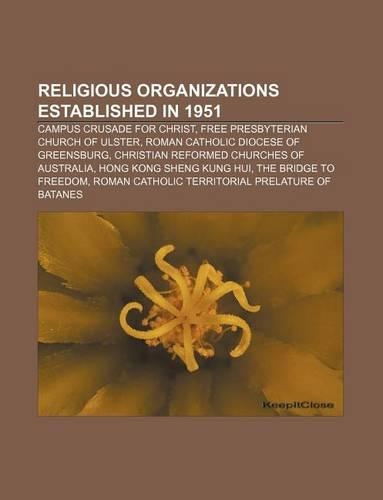 Religious Organizations Established in 1951