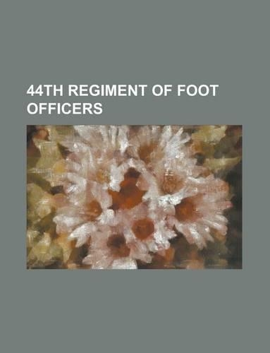 44th Regiment of Foot Officers