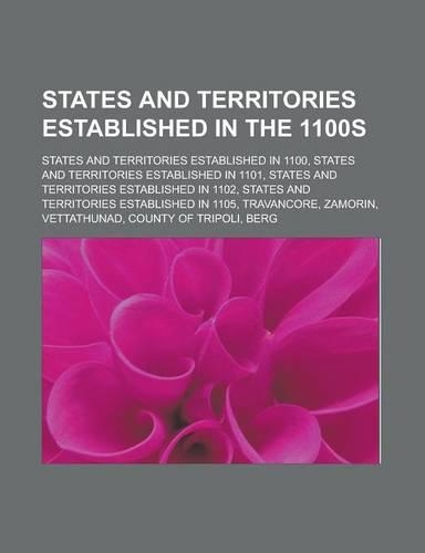 States and Territories Established in the 1100s