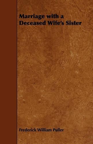 Marriage with a Deceased Wife's Sister