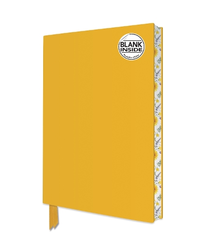 Sunny Yellow Blank Artisan Notebook (Flame Tree Journals)