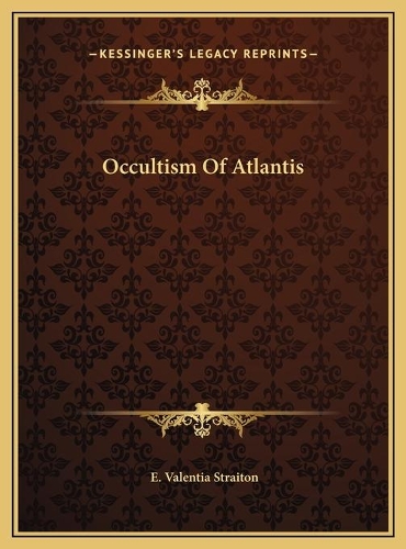 Occultism Of Atlantis: (English)