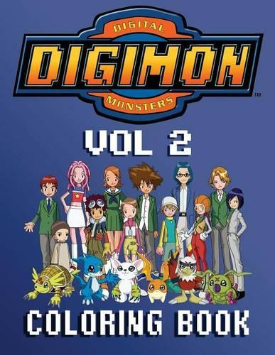 Digimon Coloring Book - 80 Pages A4 (Volume 2)
