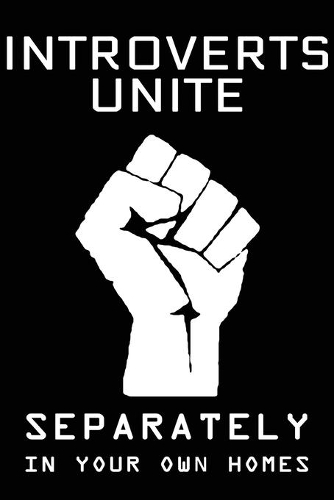 Introverts Unite Separately In Your Own Houses Notebook and Journal for writing (120 pages, 6x9)