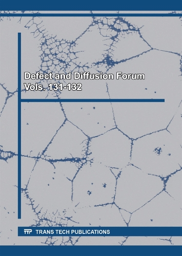 Defect and Diffusion Forum Vols. 131-132