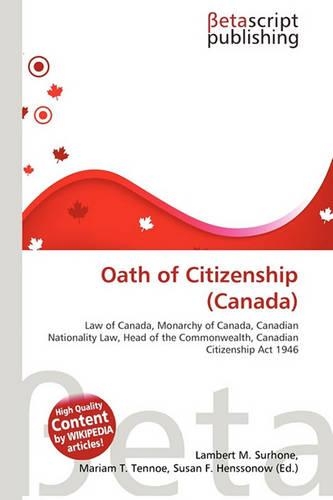 Oath of Citizenship (Canada): (English)