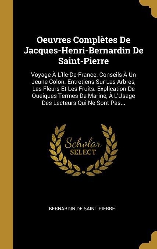 Oeuvres Complètes De Jacques-Henri-Bernardin De Saint-Pierre