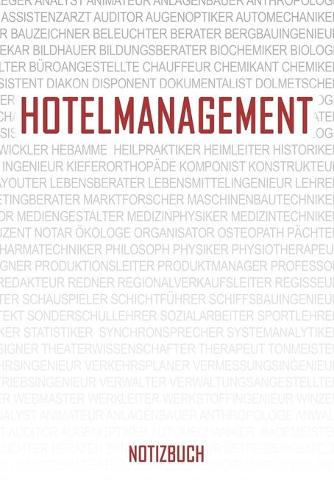 Hotelmanagement Notizbuch