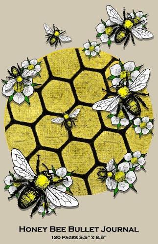 Honey Bee Bullet Journal 120 Pages 5.5 X 8.5