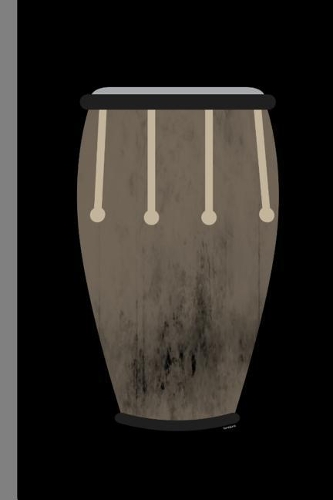 Conga Drum: Tumbadora Instrumental Gift for Musicians (6x9) Lined Notebook