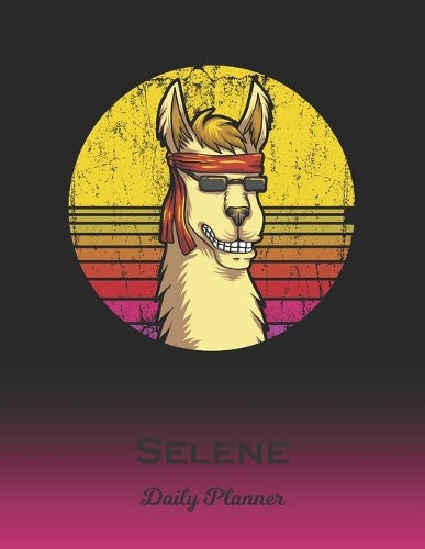 Selene: Llama Daily Planner - Custom Letter S First Name Personal 1 Year (2020 - 2021) Planning Agenda - January 20 - December 20 - Writing Notebook - Dateb