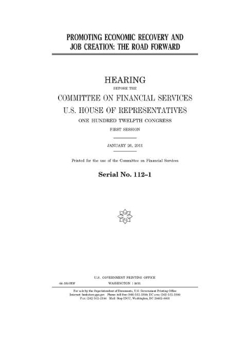 Promoting economic recovery and job creation